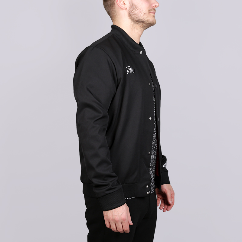 мужская черная куртка adidas Dame VRTY JKT CE9132 - цена, описание, фото 3